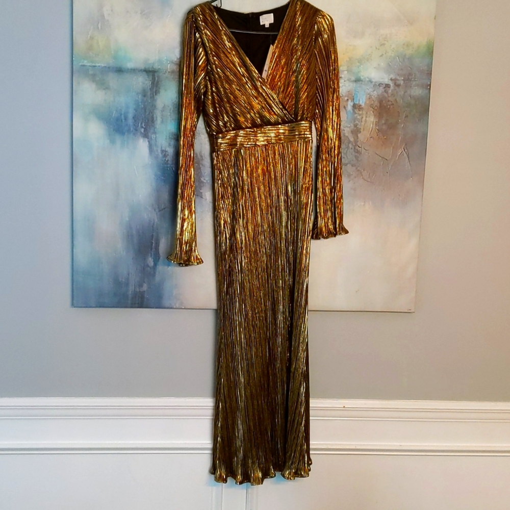 Gold dress